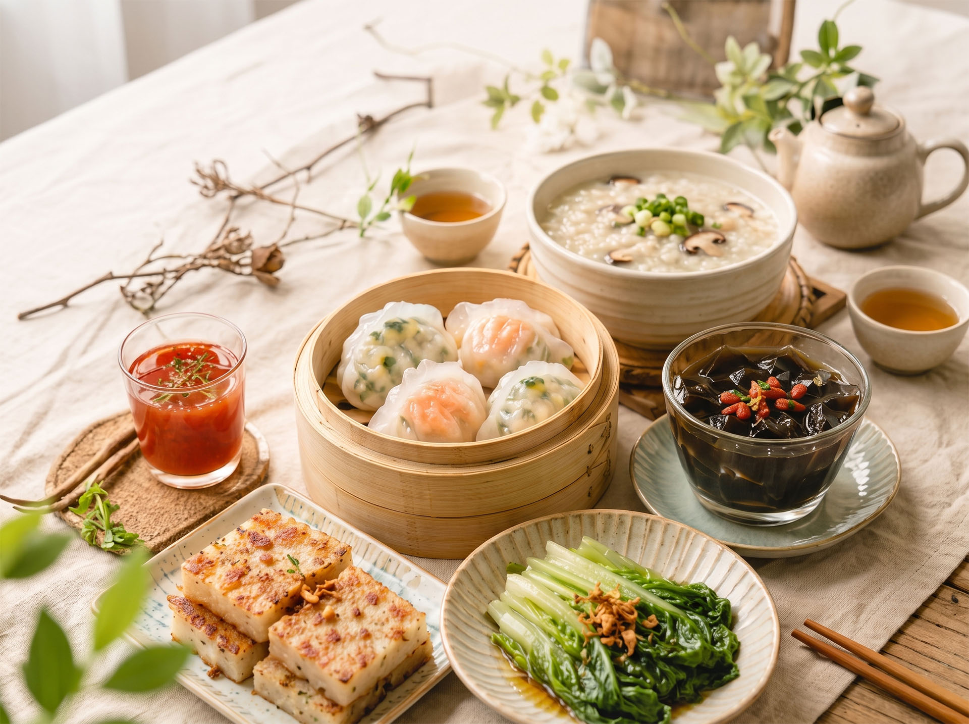 纯素广式早茶