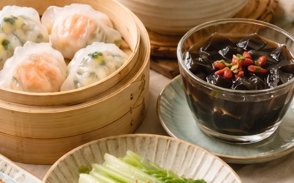 第26期纯素广式早茶海报主图